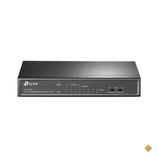 Switch Tp-link Tl-sf1008lp 8 Portas 10/100mbps 4 Poe 802.3af Ideal Para…