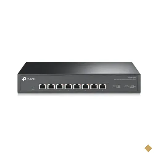 Switch Tp-link Tl-sx1008 8 Portas 10ge Rj45 1u Rack Gerenciamento Inteligente…