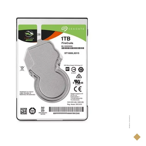 HD Notebook Seagate 1TB Firecuda 5400RPM 128MB 2,5″ SATA 6.0Gb/s ST1000LX015