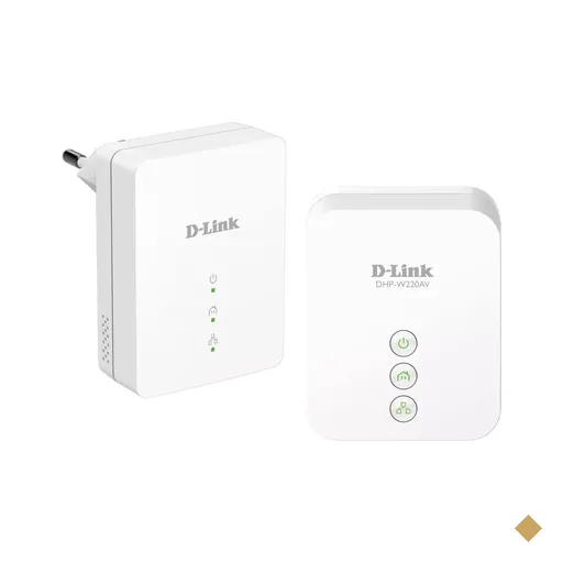 Repetidor D-Link Powerline Kit DHP-W221AV Wireless N 200Mbps