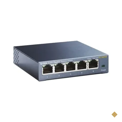 Switch 05 Portas Tp-link Ls105g Gigabit 10/100/1000mbps