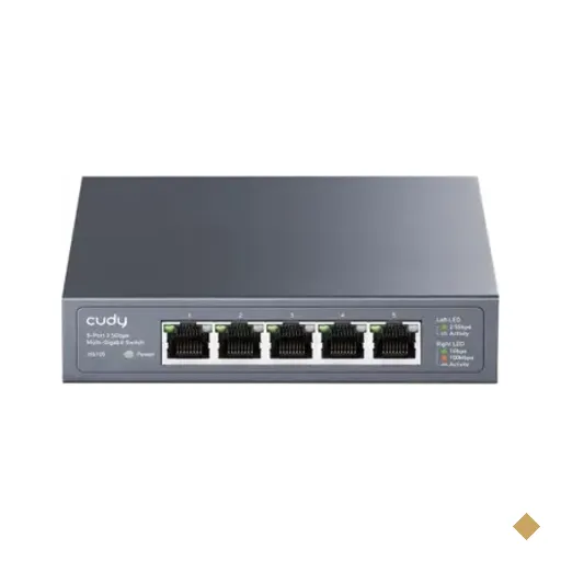 Switch Multigigabit 5 Portas 2.5g Ethernet Metal Cudy Hs105