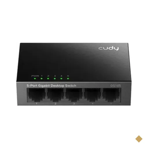 Switch Gigabit Ethernet 5 Porta 10/100/1000 Cudy Gs105 Preto