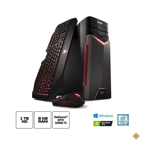 Computador Gamer ACER Aspire GX-783-BR11 (Intel Core i5-7400 3.0GHz@3.5Ghz…