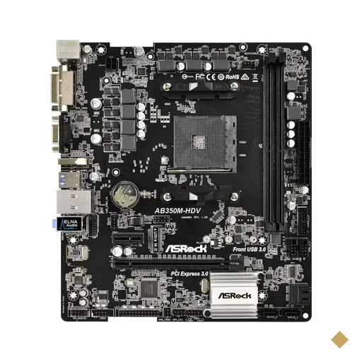 Placa Mãe ASRock AB350M-HDV (Socket AM4) AMD B350