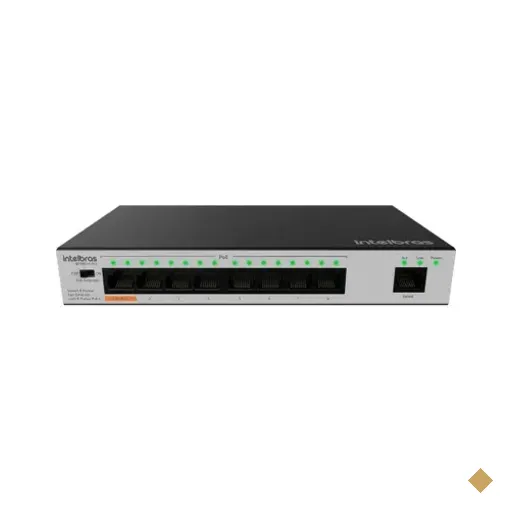 Switch Intelbras Hi Poe, 10/100Mbps, Fast Ethernet, 9 Portas - SF 900