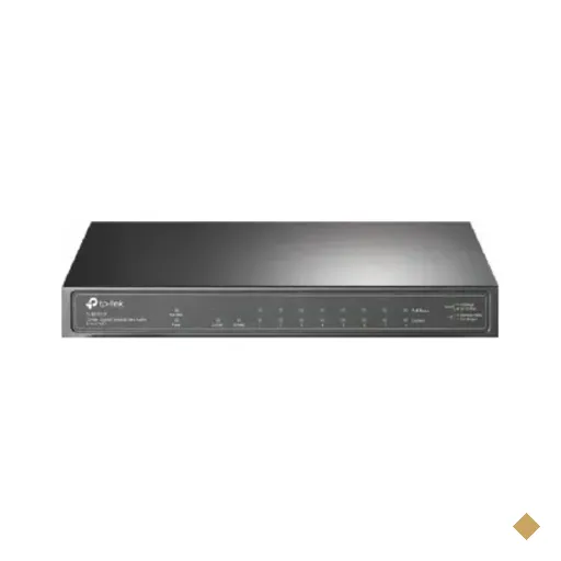 Switch 10 Portas Tp-Link, 8 Portas Gigabit Poe, 1 Porta Sfp - TL-SG1210P