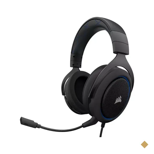Headset Corsair HS50 Stereo Gaming Black/Blue