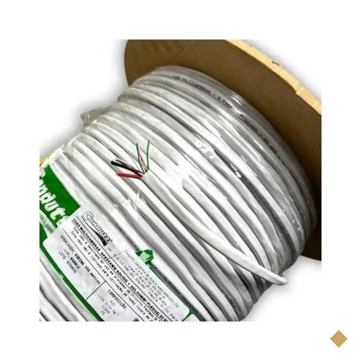 Cabo Cftv Multicameras 2x1mm 4p Bc Bb300m