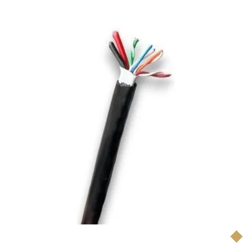 Cabo Cftv Multicameras 2x1mm 4p Dupla Capa Rolo 100m