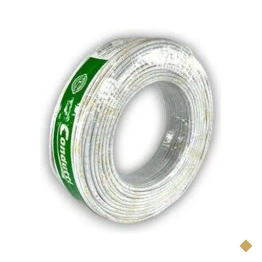 Cabo Cftv Multicameras 4p Cobreado Branco Rolo 100mt - Condutti 1/2/5