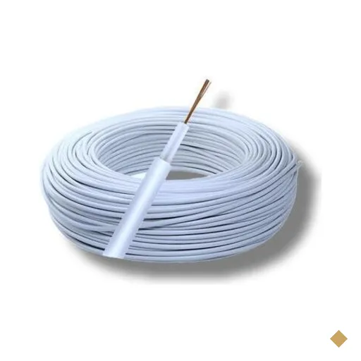 Cabo Alta Tensao 5mm Branco Rolo 100mt 22awg - Condutti 1/5/10