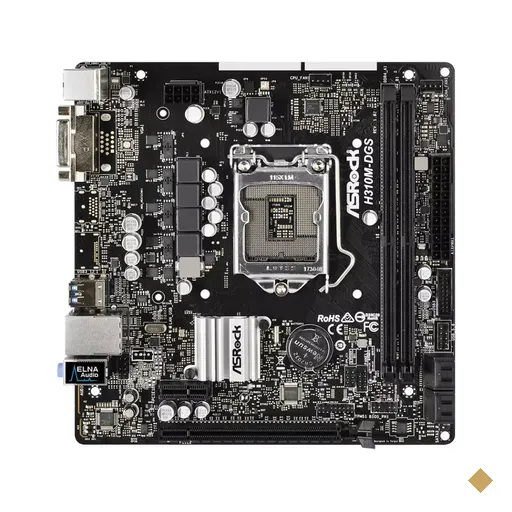 Placa Mãe ASRock H310M-DGS (LGA 1151) Intel H310
