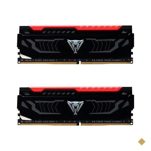 Memória Patriot Viper Black LED RED 16GB (2x 8GB) DDR4 3000 MHz PC4-24000