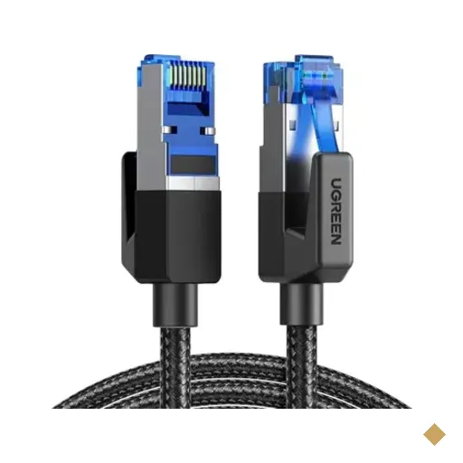 Cabo De Rede Ethernet Cat8 Ugreen 40gbps 2000mhz 20m Nylon