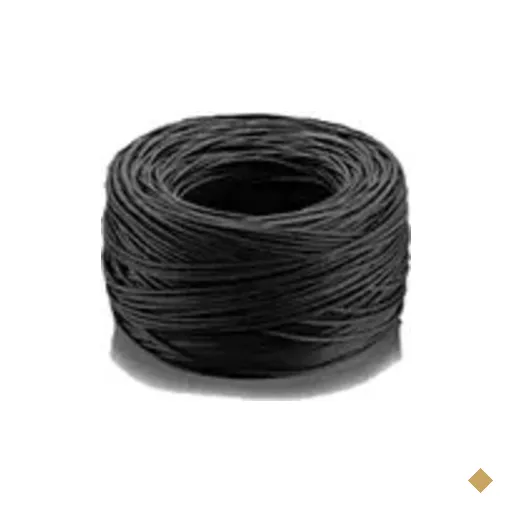 Metro De Cabo De Rede Utp Cat5 4 Pares 24awg Preto, Condutti (venda Por Metro)