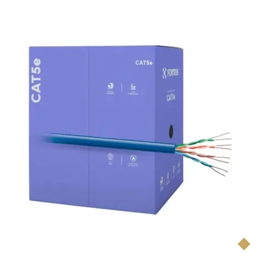 Cabo De Rede Cat5e 305m Fortrek Fk500c Cmx, Azul