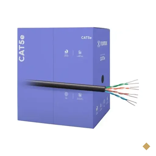 Cabo De Rede Cat5e 305m Fortrek Fk500c, Cmx Preto