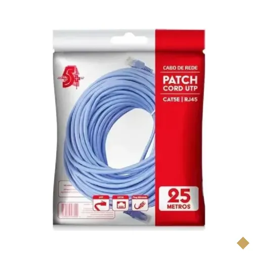 Cabo Rede Patch Cord Cat5 25mts