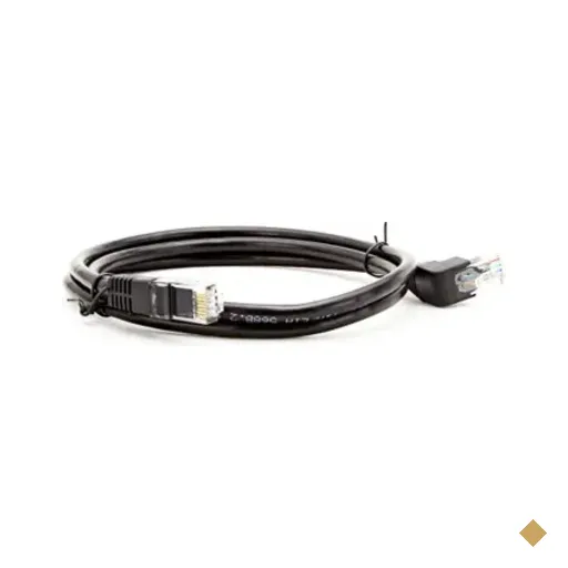 Cabo De Rede Patch Cord Cat5 Plug 90° Graus Para Cima 10 Mt