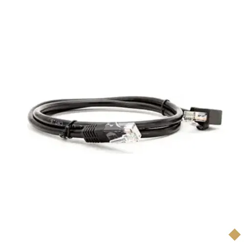Cabo De Rede Patch Cord Cat5 Plug 90° Graus Para Lateral 10 Mt