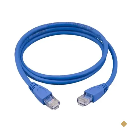 Cabo De Rede Plus Cable Pc-cbeth10001 Patch Cord Cat5e Azul 10 Metros