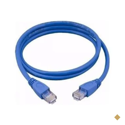 Cabo De Rede Exbom Ethernet Lan Rj45 Cat5e, UTP, 10M, Azul