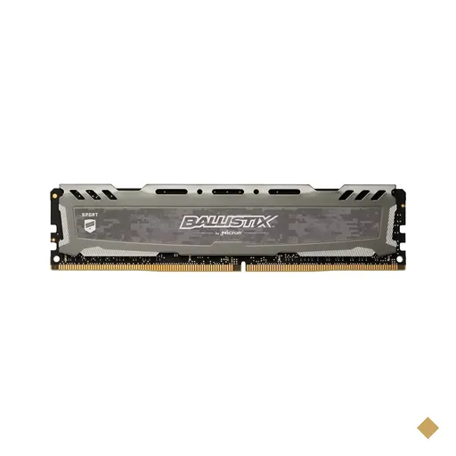 Memória Crucial Ballistix Sport LT Grey 16GB DDR4 2400Mhz PC4-19200