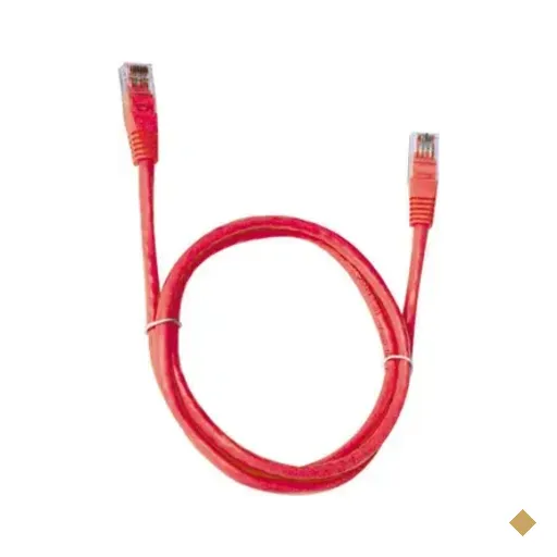 Cabo De Rede Cat.5e Pluscable Patch Cord 2,5 Metros Vermelho - PC