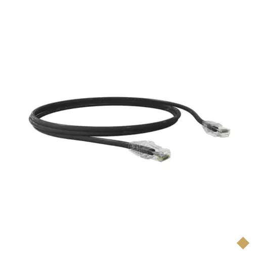 Patch Cord U/utp Cat.5e Cmx T568a/b 2.5 Metro Preto 35104008