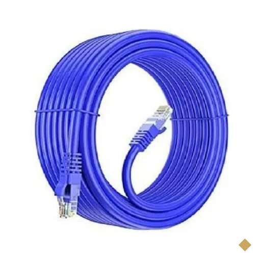 Cabo De Rede Plus Cable Pc Eth5e Patch Cord Cat5e Azul 30 Metros