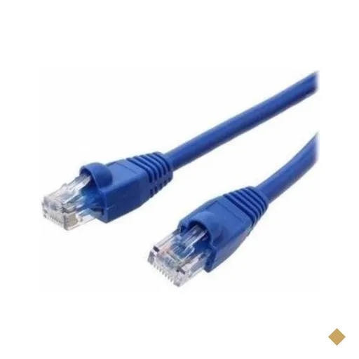 Cabo De Rede Knup, Patch Cord Cat5e, Blindado Gigabit, 5 Metros, Azul
