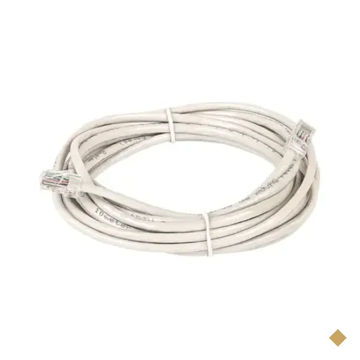 Cabo De Rede Cat5e Montado Branco - 75 Metros