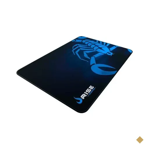 Rise Mode Scorpion Blue Gaming Mousepad Grande Borda Costurada