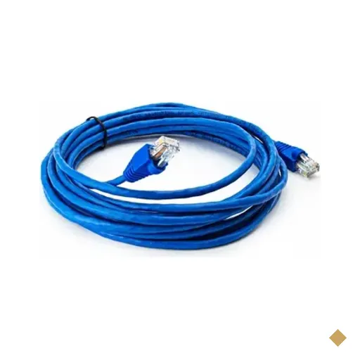 Cabo De Rede Nexans Cat5e Montado Azul - 10 Metros
