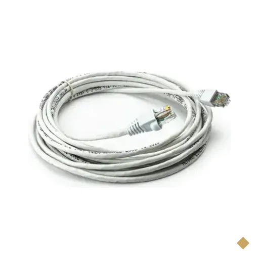 Cabo De Rede Nexans Cat5e Montado Branco - 5 Metros