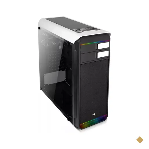 Gabinete Aerocool Aero 500 RGB Window White Mid Tower