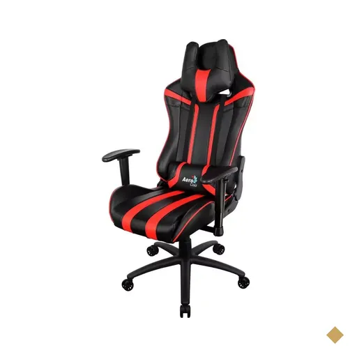 Cadeira Gamer Aerocool AC120C Preta/Vermelho