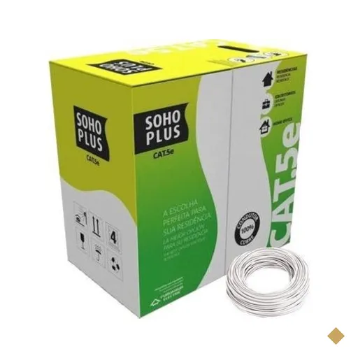 Caixa De Cabo De Rede CAT5e, Furukawa Sohoplus, Utp 305mts Utp Cor:branco