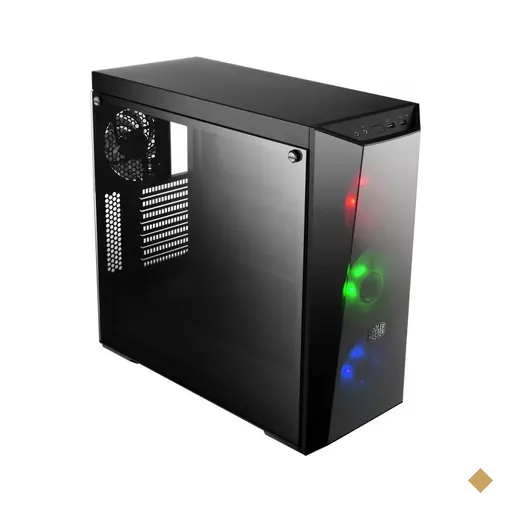 Gabinete Cooler Master MasterBox Lite 5 Black LED RGB Mid Tower