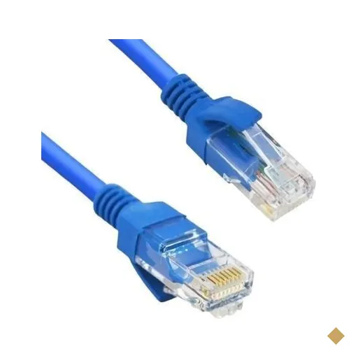 Cabo De Rede Lan Ethernet Rj45 Cat5e 1,5 Metros Cat5e E Montado 8p8c Homologado