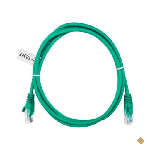 Cabo de Rede Cat5e 100% Cobre 1,5m Homologado Anatel Verde