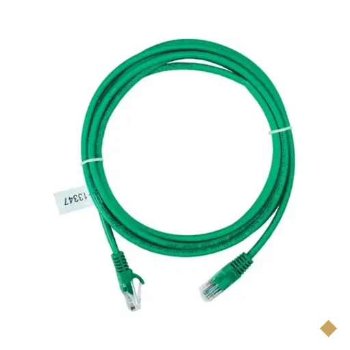 Cabo de Rede Cat5e de 2,50 Metros Verde Fabricado em Cobre Para Melhor…
