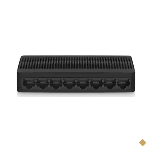Mini Switch Multilaser 8 Portas Soho RE308 Preto
