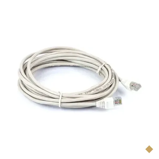 Cabo De Rede Patch Cord Cat5e Montado Branco - 90 Metros