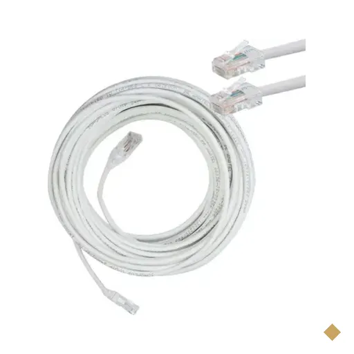 Cabo De Rede Anatel Furukawa Montado 10 Metros Cat5e Branco