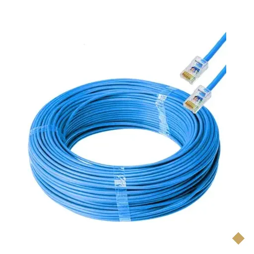 Cabo De Rede Anatel Furukawa Montado 30 Metros Cat5e Azul
