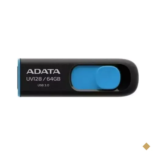 Pendrive ADATA 64GB USB 3.0 Preto/Azul 