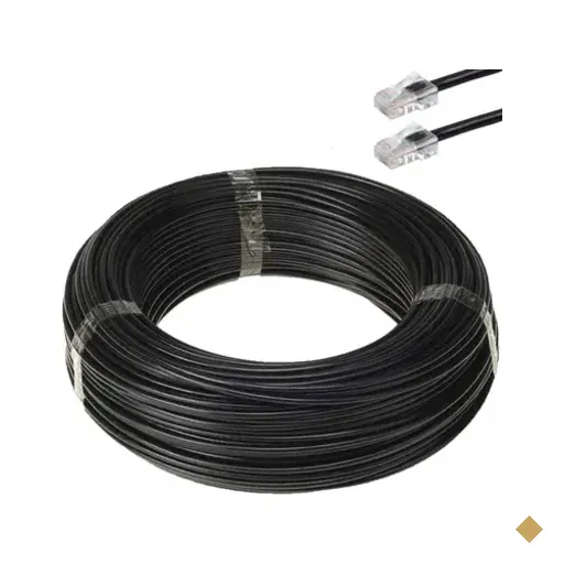 Cabo De Rede Anatel Furukawa Montado 70 Metros Cat5e Preto