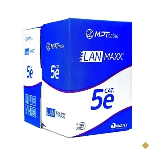 Cabo U/utp 24awgx4p Cat.5e Cmx Cinza (cx 305m) Mpt.